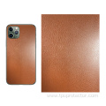 Leather Back Film for Mobile Phone